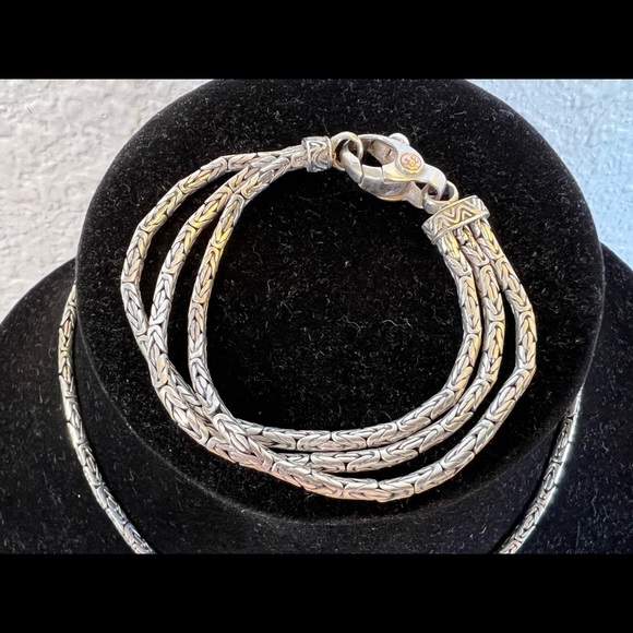 Sterling Silver Necklace & Bracelet Set - Picture 8 of 16